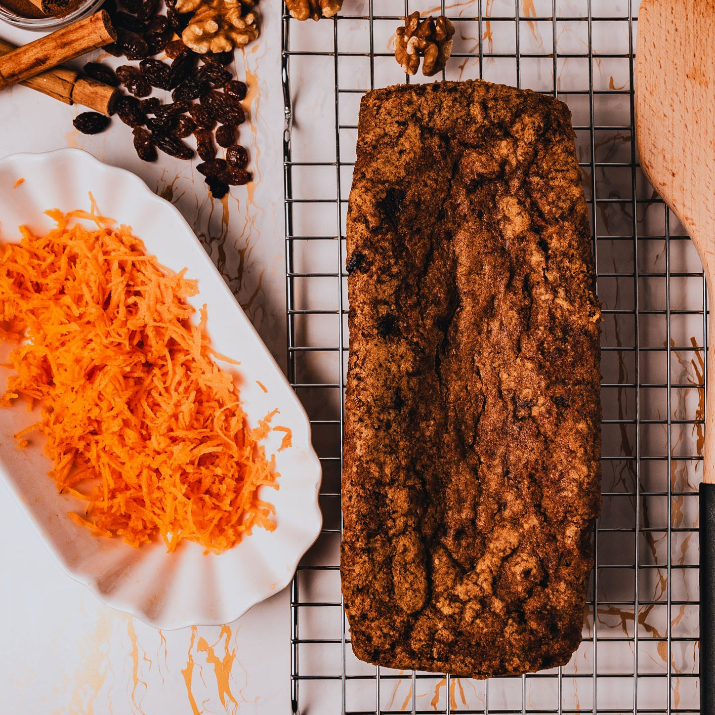 Bizcocho de Zanahoria Sin Gluten