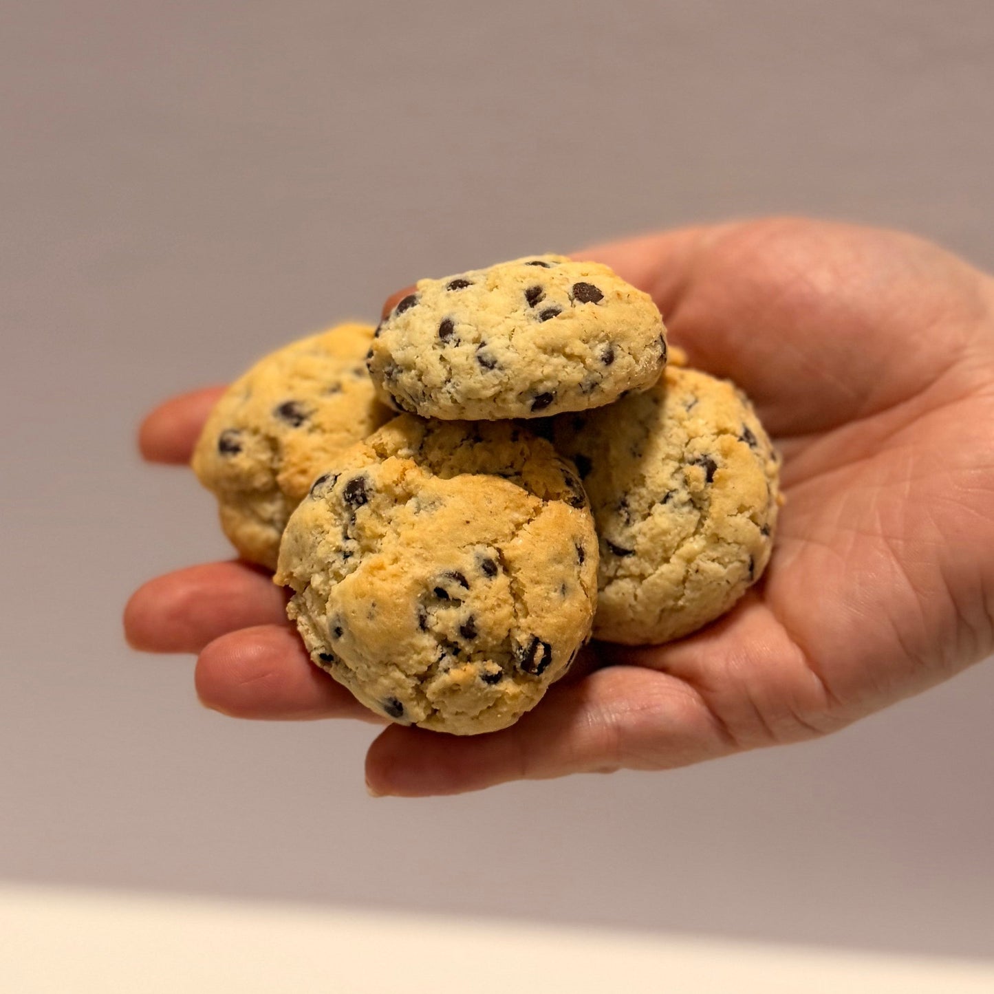 Cookies mini de Vainilla con Pepitas de Chocolate 4uds